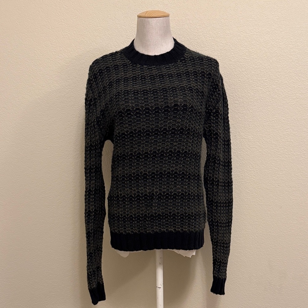 Naadam Black and Green‎ Men’s Wool/Cashmere Sweater Size XS
